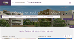 Desktop Screenshot of agir-promotion.com